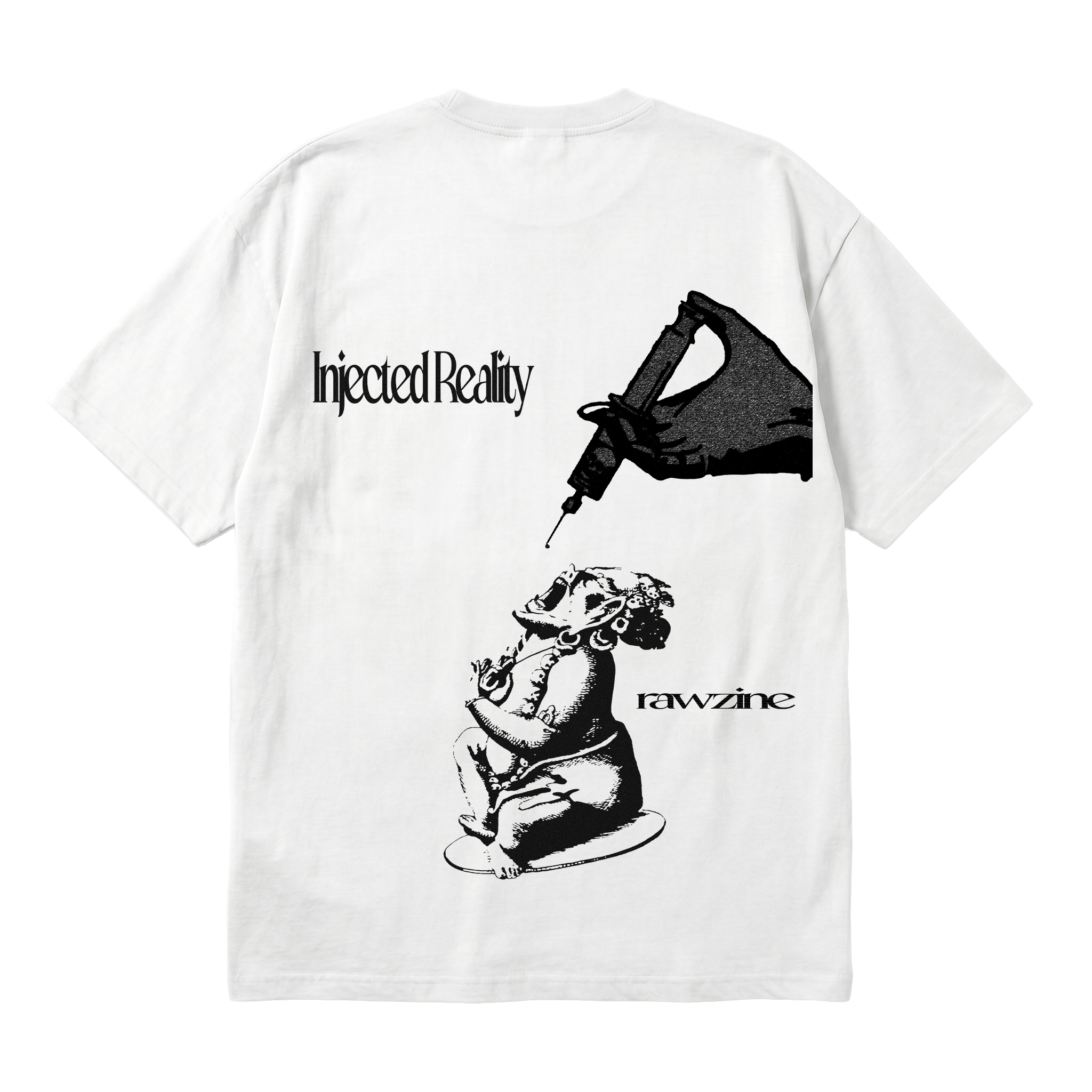 rawzine "Injected Reality" Heavyweight Oversize Tee