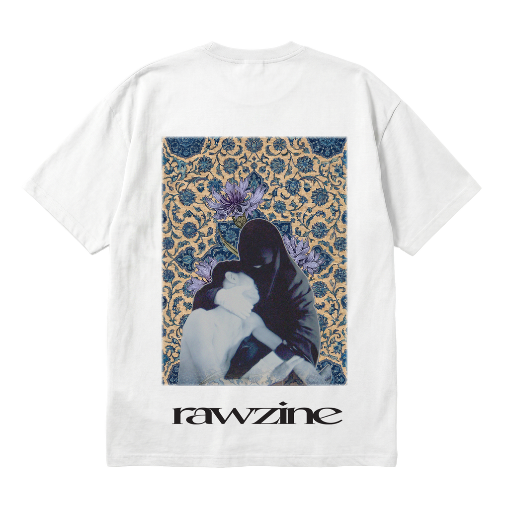 rawzine "Textured Grief" Heavyweight Oversized Tee